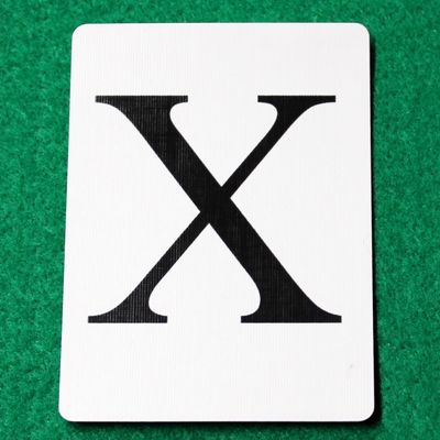 You Want To See A Picture Of 2 My X? - Custom Printed Bicycle Gaff Playing Card