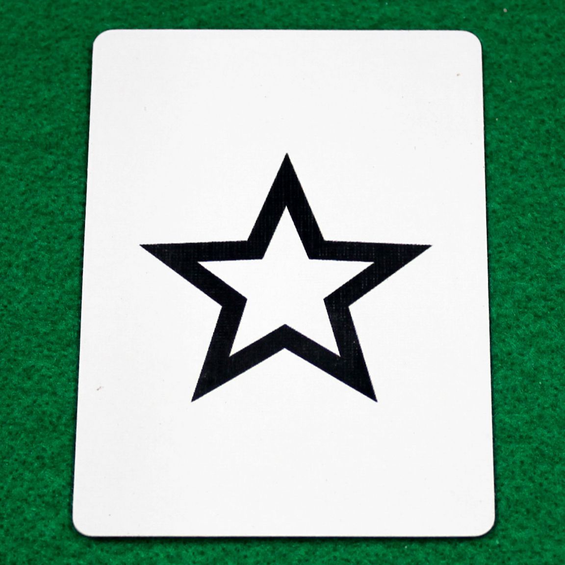 ESP Star - Bicycle, Custom Printed Gaff Playing Card