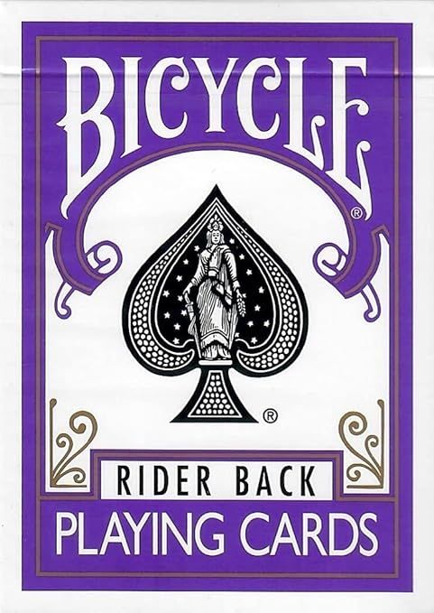 Bicycle Purple Back Decks Bicycle Purple Back Decks