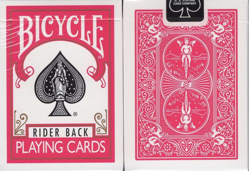 Bicycle Fuchsia Back Decks - Pink Bicycle Fuchsia Back Decks - Pink