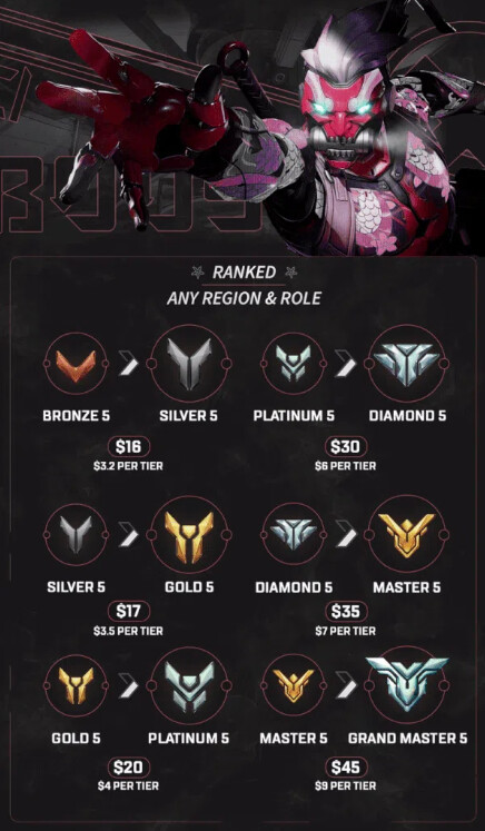 [PC] Overwatch 2 Rank Boost & Placements┃Any Role & Region┃ Custom Orders┃Read Description for prices and Contact me if interested to place a order