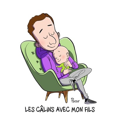 LES CÂLINS AVEC MON FILS
Par Pacco