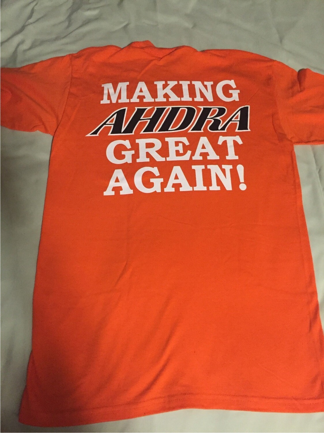AHDRA Pocket T-Shirt Orange - no 2xl