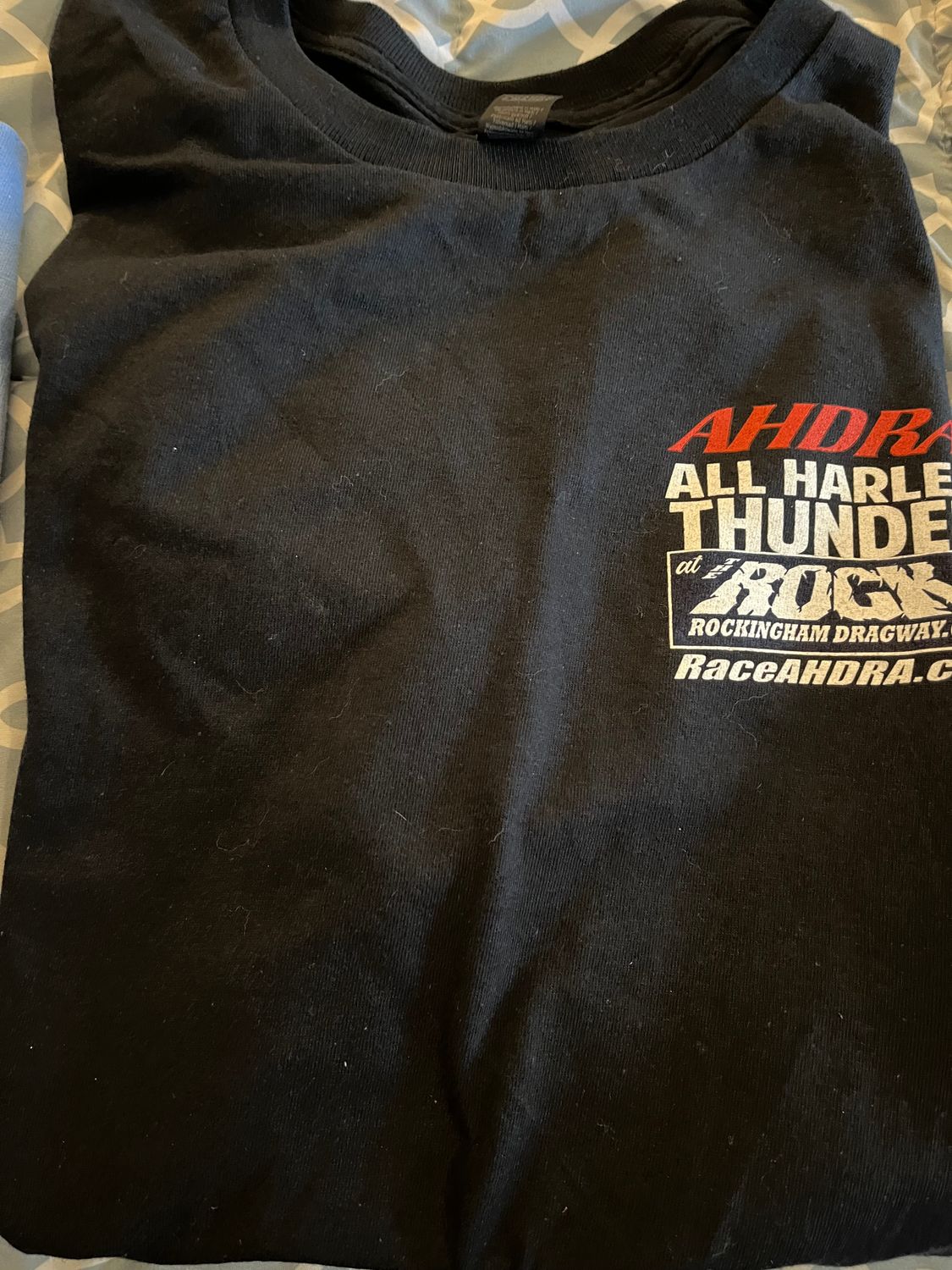ROCKINGHAM BLACK event tee . 2xl only