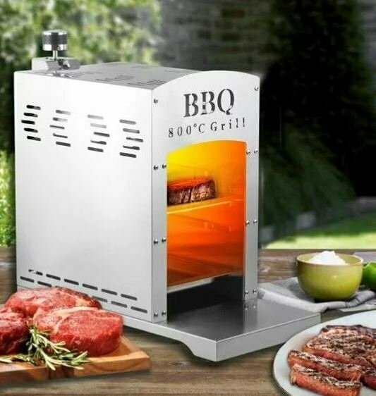 Grill Gasgrill 800°C | 53,5cm x 22cm x 42,5cm