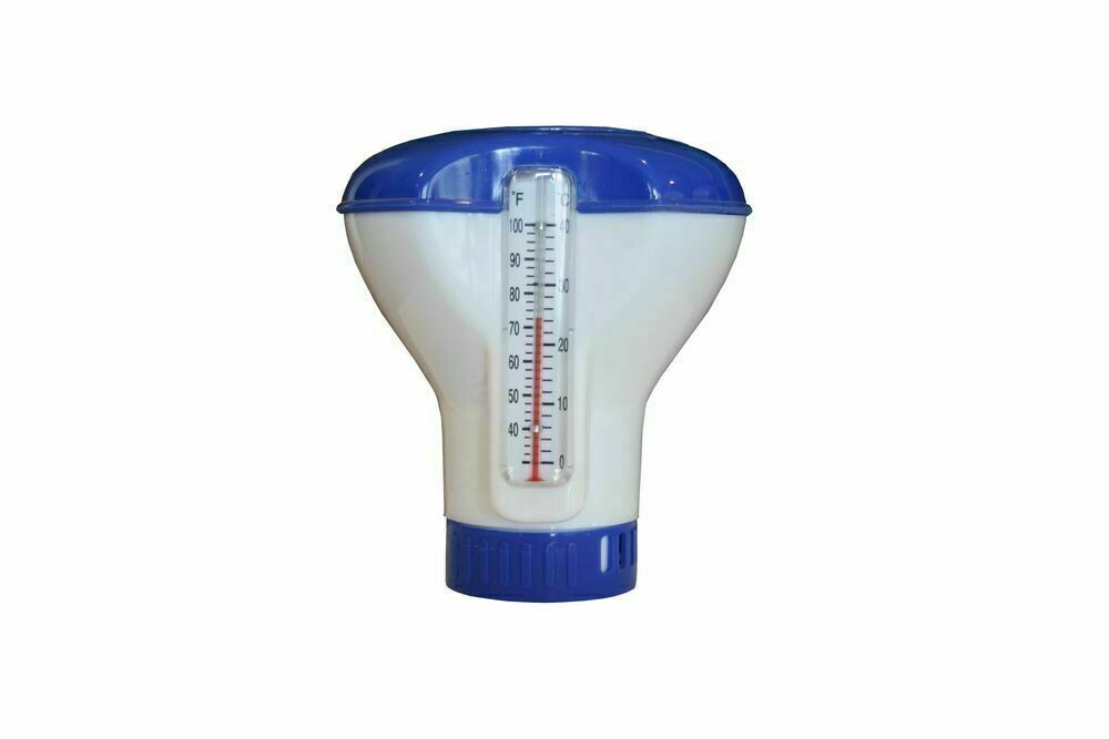 Chlor-Dosierschwimmer mit Thermometer