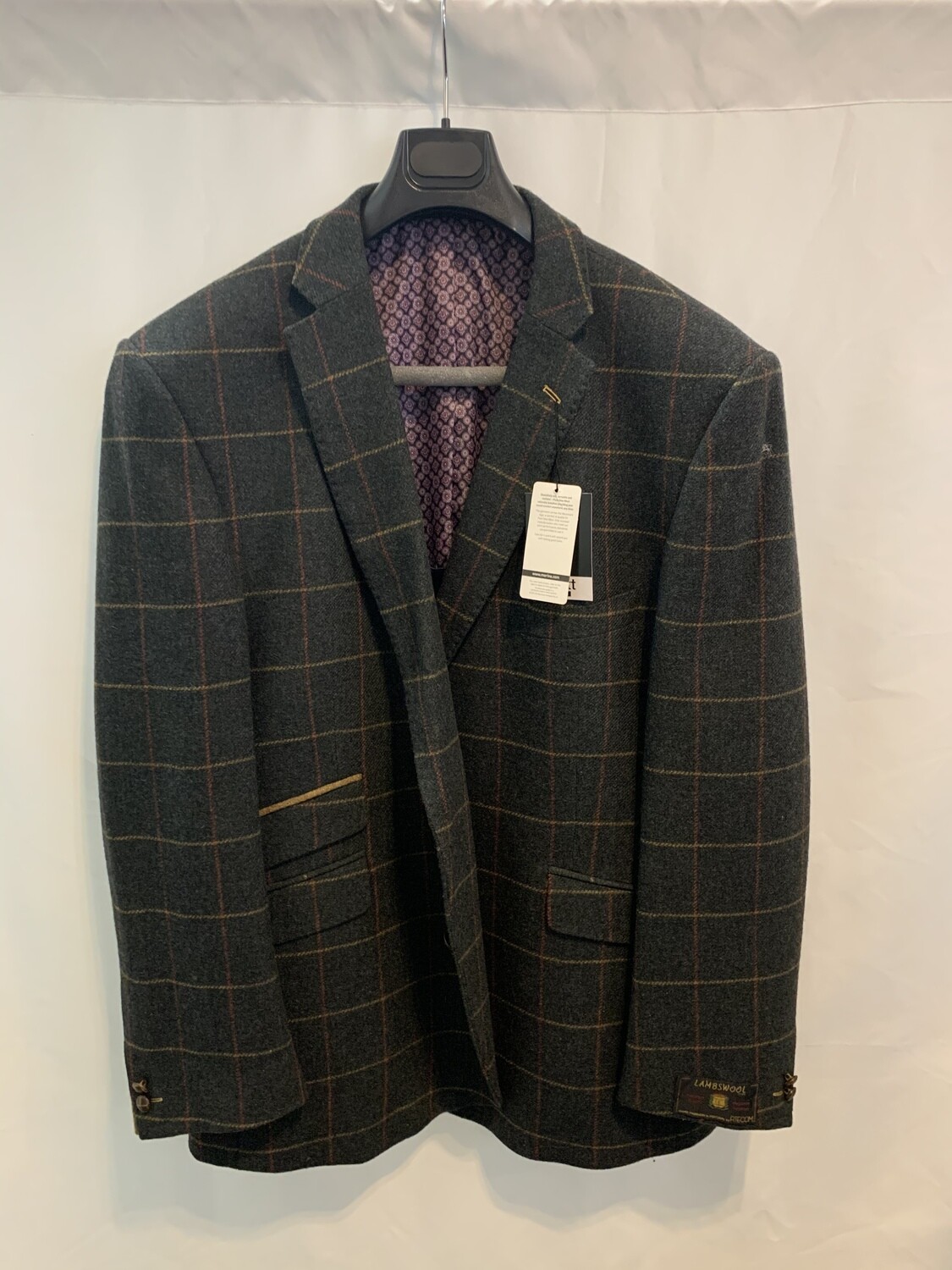 Scott Dark green lambs wool tweed blazer 52R