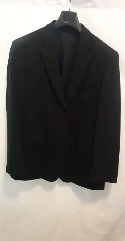 Black pure wool blazer 46R