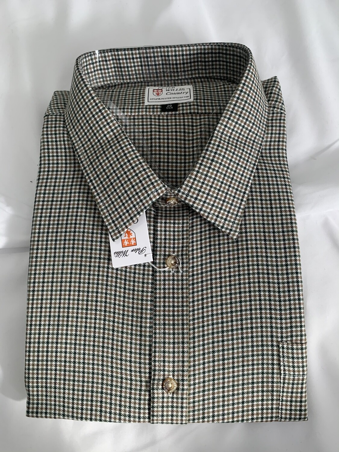 Peter Willis checked winter shirt- 20”