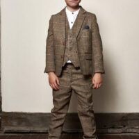Marc Darcy Ted Tan 3 Piece Suit- Boys