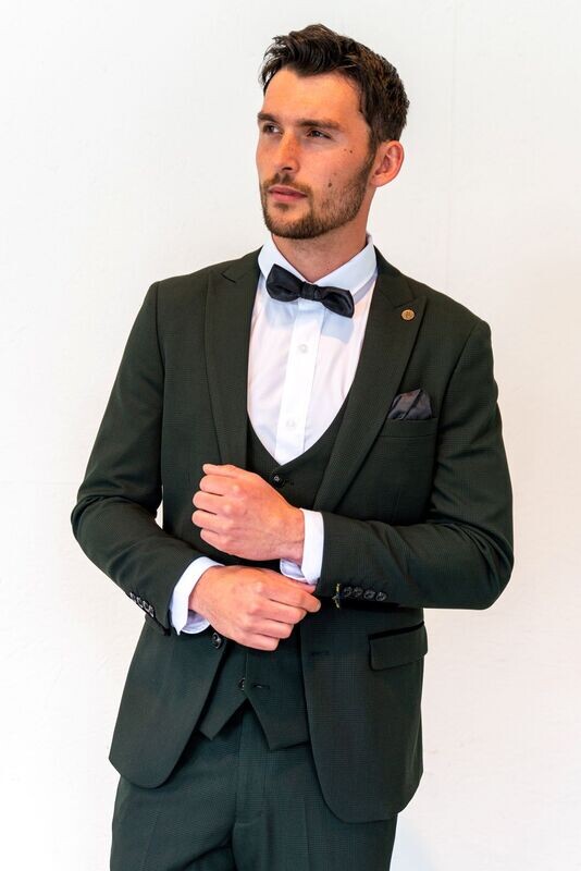 Marc Darcy Bromley Olive 3 Piece Suit