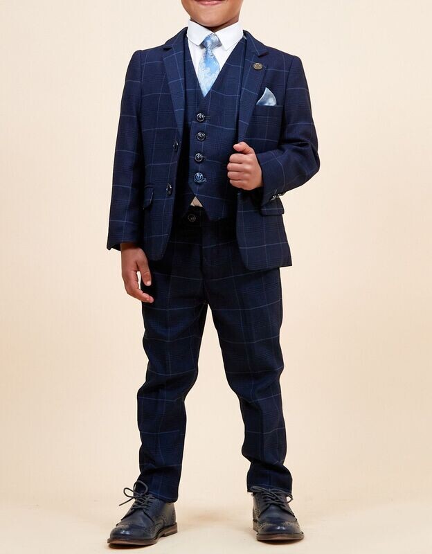 Marc Darcy Edinson Sky 3 Piece Suit- Boys