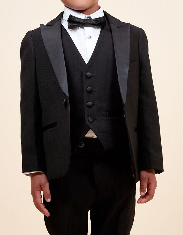Marc Darcy Dalton Black 3 Piece Suit- Boys