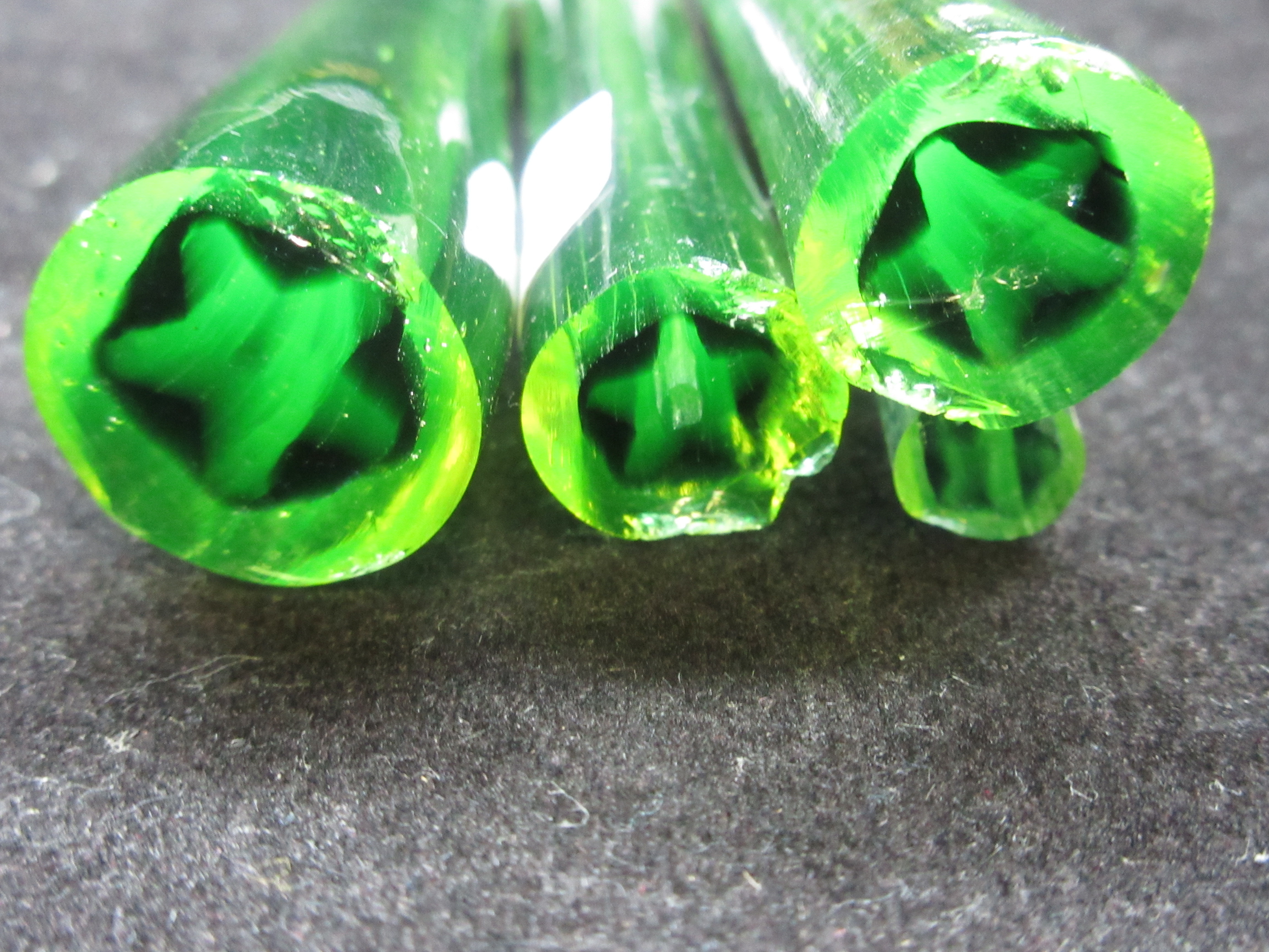 BGS Illuminati Star (V.1) Mille - standard borosilicate millefiori cane image 1
