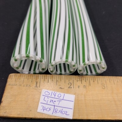 Boro Color Vac Stacked Line Tubing 2NDS - 8.4 ounces - 2nds / seconds borosilicate vac stack lined …