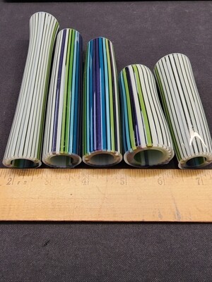 Mint Fade to Ice Borro Vac Stacked Line Tubing - 1st Quality