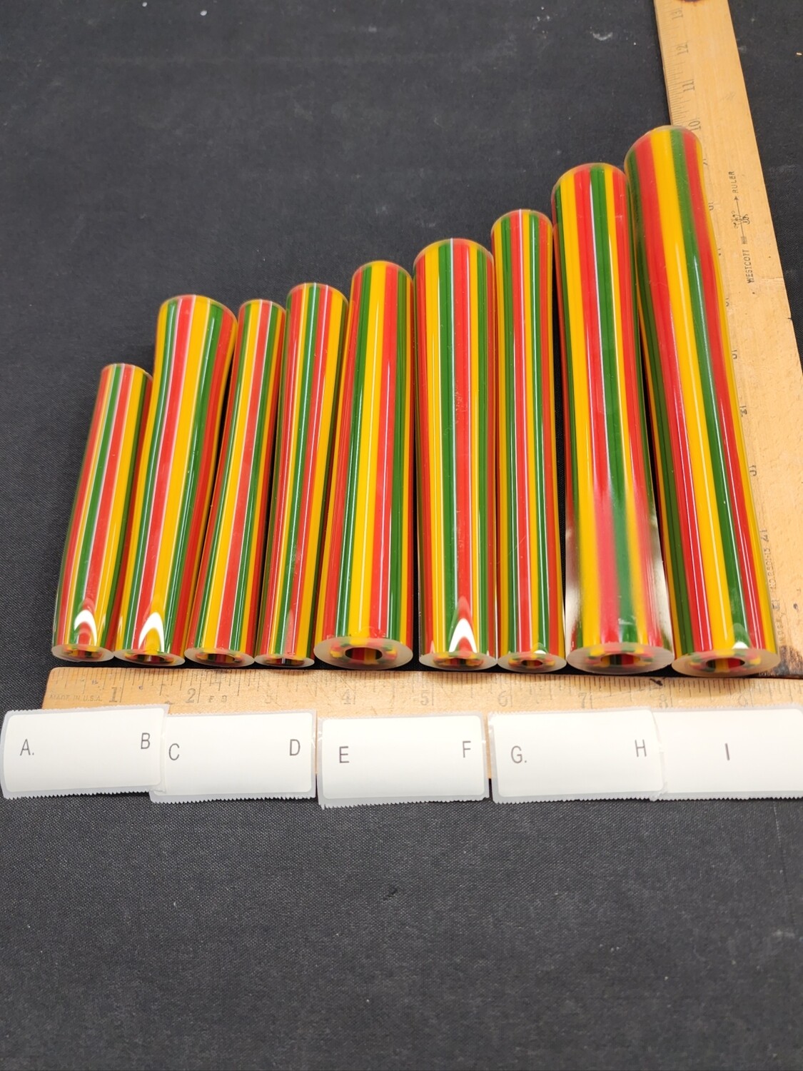Rasta Double Sleeved Boro Vac Stacked Line Tubing - 1st Quality