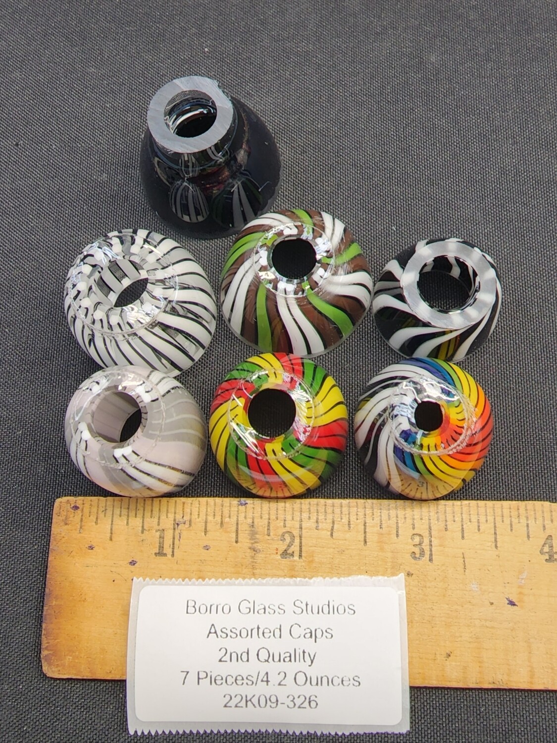 Assorted Vac Stack Tubing End Caps 2NDS 4.2 ounces