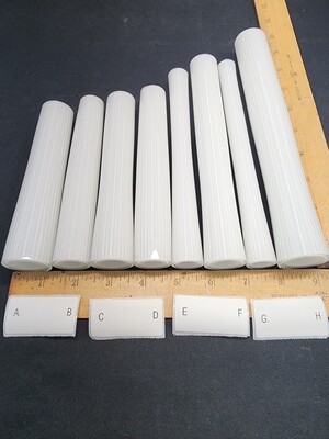 Star White with Emerald Green/Candy Apple Red CBS Dichroic Boro Vac Stack Line Tubing - 1st Quality