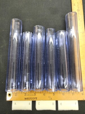 Twilight Lavender Sparkle Boro Color Vac Stacked Line Tubing 2nd Quality - 2nds / seconds borosilic…