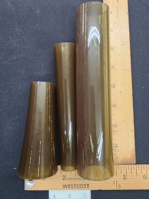 Experimental Brown Crucible Tube - 2nd Quality - 2nds / seconds crucible-drawn borosilicate color t…