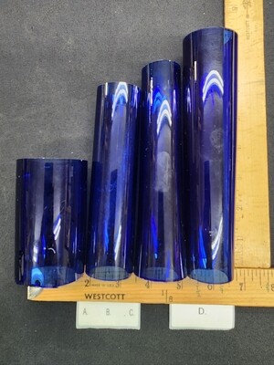 Irrid Boro Crucible Tubing - ODD Quality - 2nds / seconds crucible-drawn borosilicate color tubing …