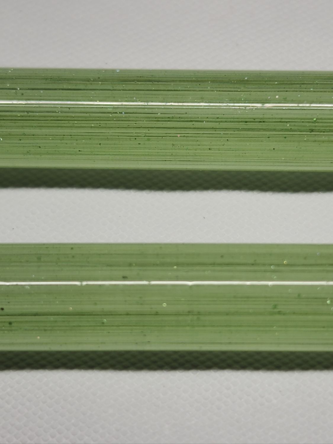 Green Satin Sparkle Boro Rod SECONDS - 2nds / seconds borosilicate color rod