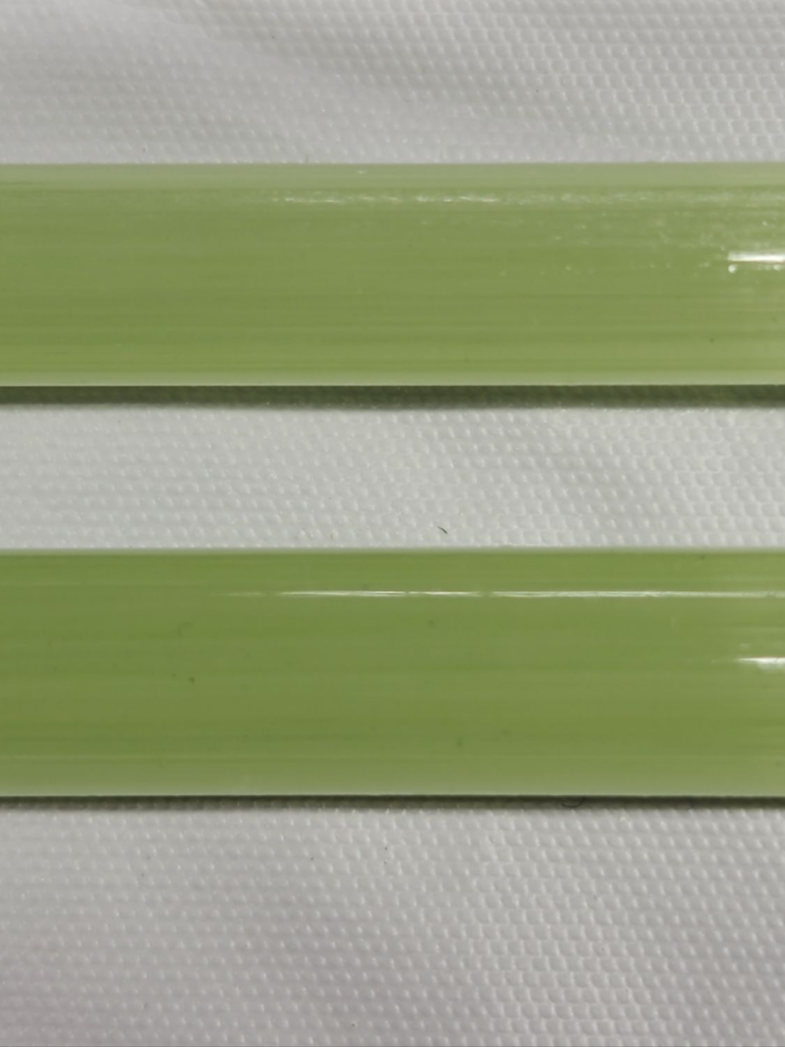 Green Gack Boro Rod SECONDS - 2nds / seconds borosilicate color rod