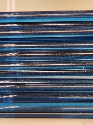 Space Cadet Sparkle Boro Rod SECONDS - 2nds / seconds borosilicate color rod image 1