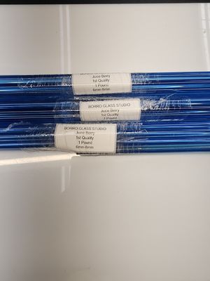 Juice Berry Boro Rod - 1st quality borosilicate color rod image 1