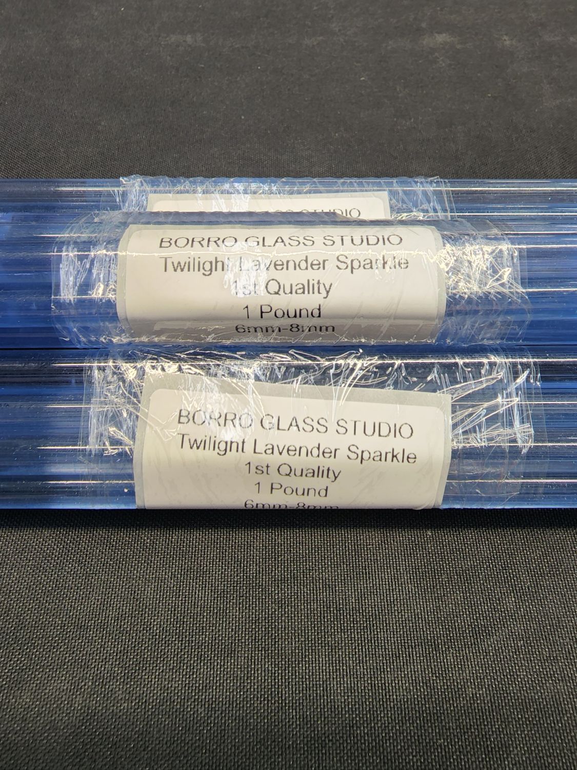 Twilight Lavender Sparkle 1st Quality Boro Rod - 1st quality borosilicate color rod