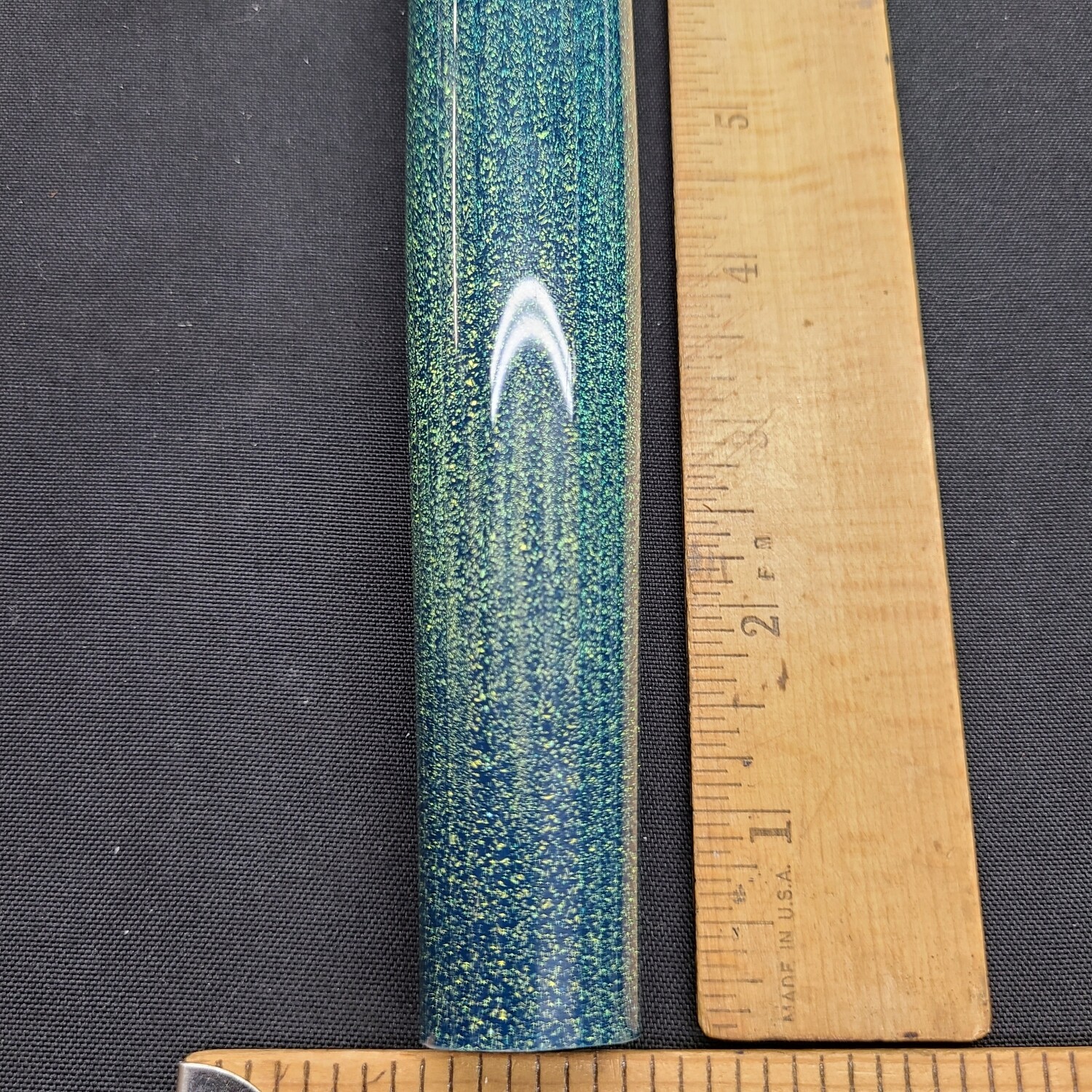 Berry Gumbolt with Cyan Copper CBS Dichroic Boro Vac Stack Line Tubing - 1st Quality - 1st quality …
