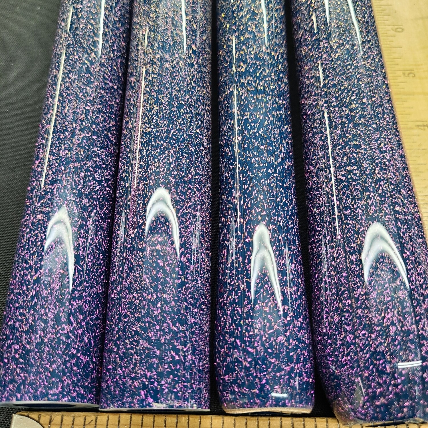 Berry Gumbolt with Green/Magenta CBS Dichroic Boro Vac Stack Line Tubing - 1st Quality