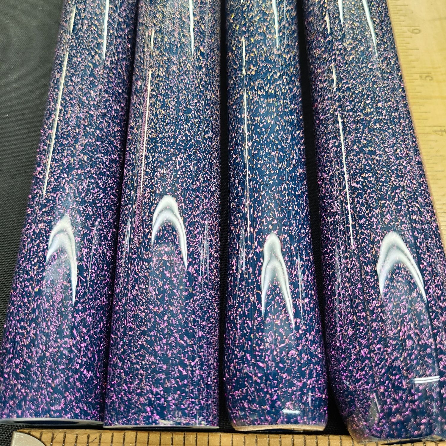 Berry Gumbolt with Green/Magenta CBS Dichroic Boro Vac Stack Line Tubing - 1st Quality - 1st qualit…