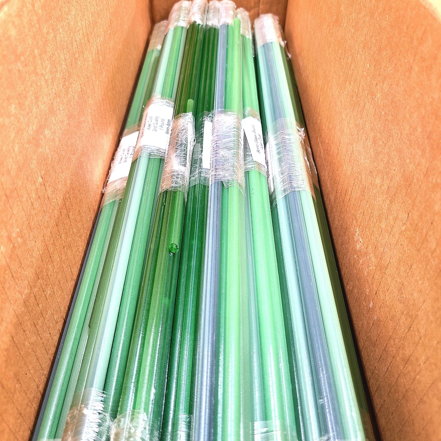 "Alien Dust" DBL Layer Rod - 2nds - 2nds / seconds double-layer borosilicate color rod