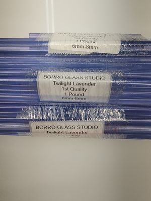 Twilight Lavender 2nd Quality Boro Rod - 2nds / seconds borosilicate color rod image 1