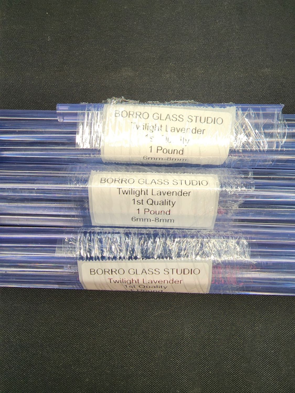 Twilight Lavender 2nd Quality Boro Rod - 2nds / seconds borosilicate color rod