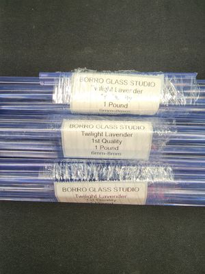 Twilight Lavender 2nd Quality Boro Rod - 2nds / seconds borosilicate color rod