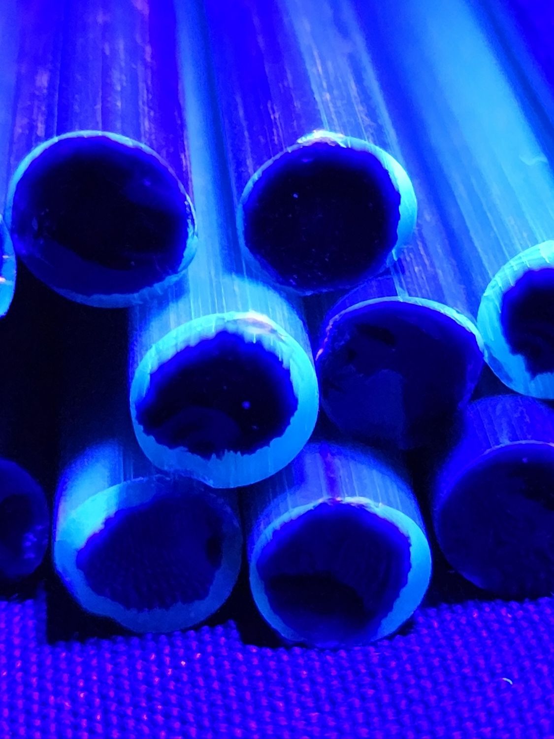 "Lunar Eclipse" - DBL Layer Rod - 2nd - 2nds / seconds double-layer borosilicate color rod