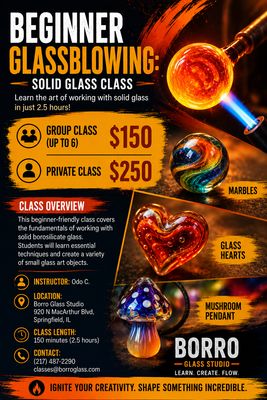 Introduction to Flame Working (Bench Torch)