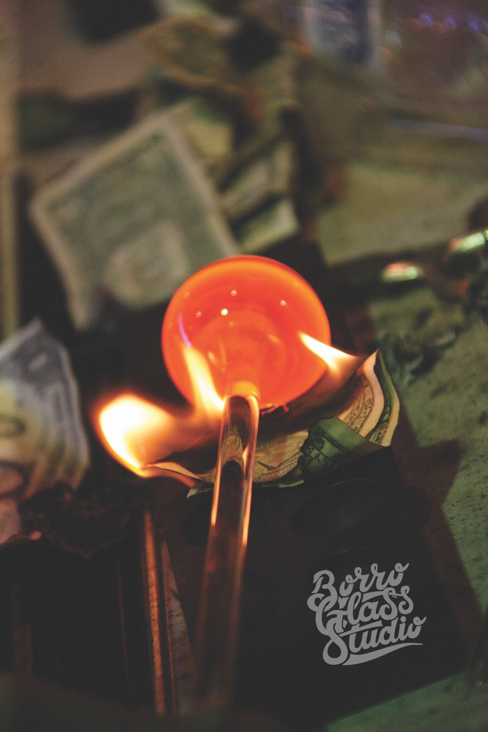 "So you want to be a glass blower?" - standard Borro Glass Studio merchandise