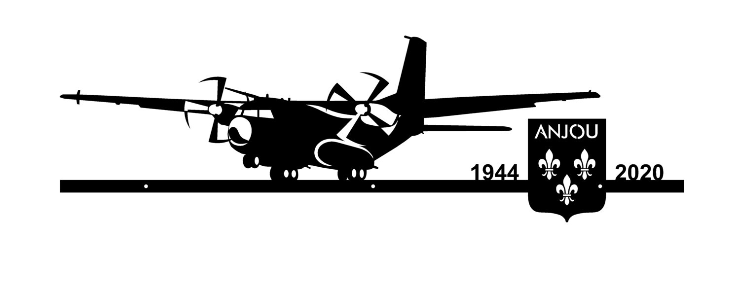 C160 Anjou décoration murale avion militaire