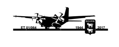 C160 ET 01/064 décoration murale avion militaire