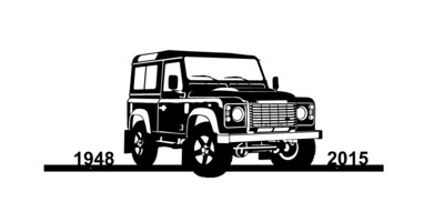 Land Rover Defender 90 décoration murale voiture