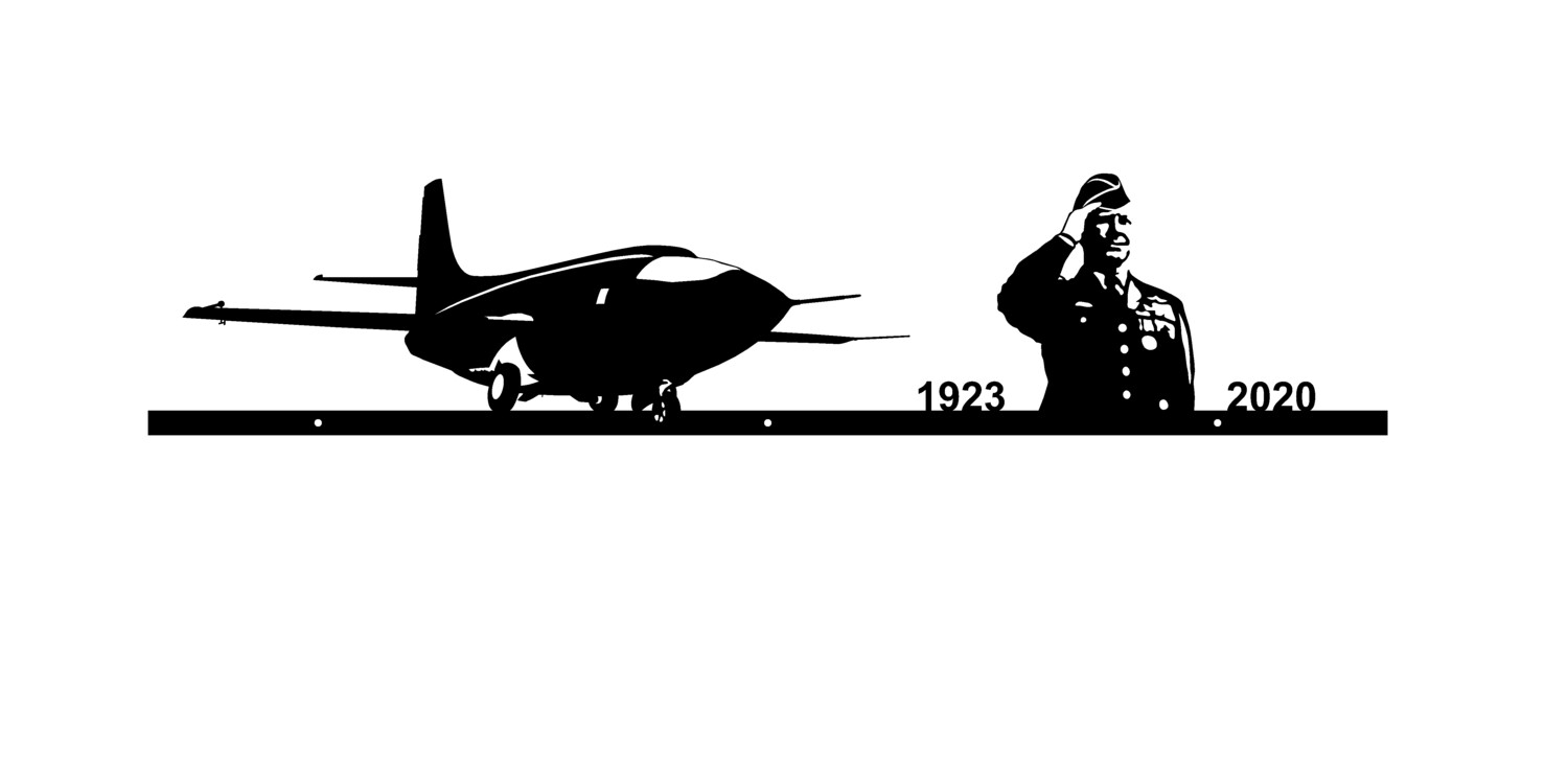 Hommage à Chuck Yeager décoration murale