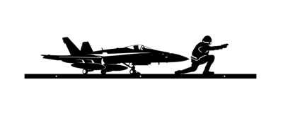 F18-C Catapultage  décoration murale aéronavale 