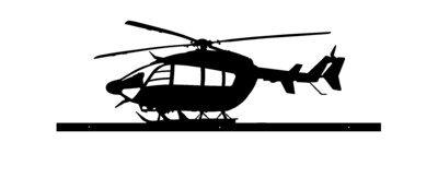 EC145 Dragon décoration murale hélicoptère sécurité civile