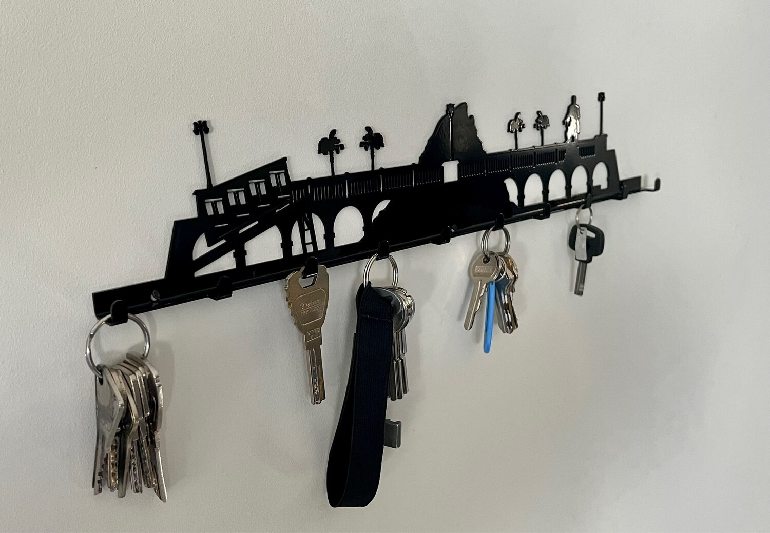 Accroche clés 25cm « Le Boulevard Des Pyrénées » décoration murale souvenir Pau 64000