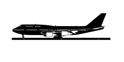 Boeing 747 décoration murale avion de ligne