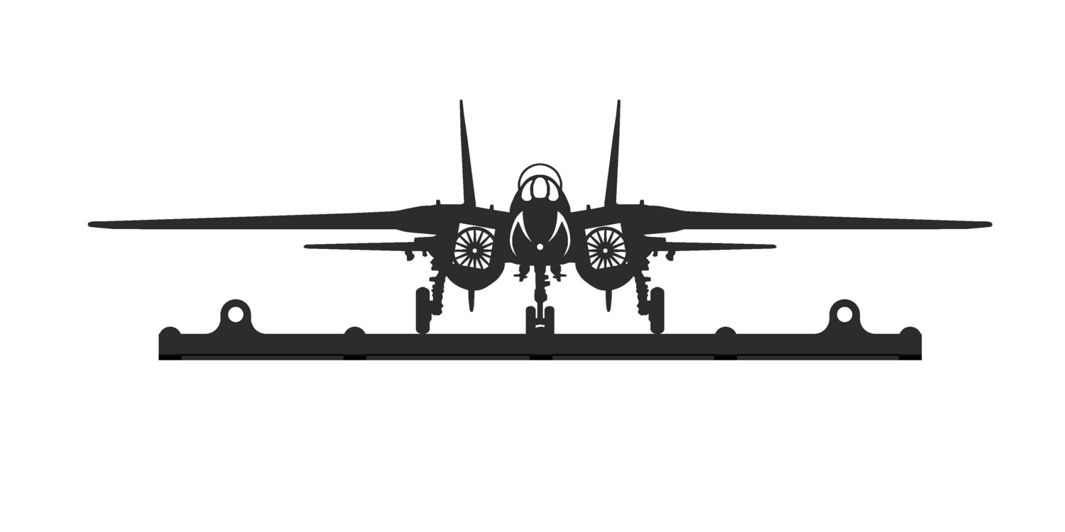 Accroche clés 25cm F14 décoration murale avion